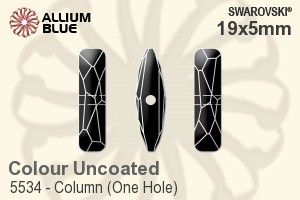 Swarovski Column (One Hole) Bead (5534) 19x5mm - Colour (Uncoated) - 關閉視窗 >> 可點擊圖片