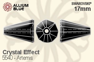 スワロフスキー Artemis ビーズ (5540) 17mm - クリスタル エフェクト