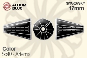 スワロフスキー Artemis ビーズ (5540) 17mm - カラー