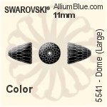 スワロフスキー Dome (Large) ビーズ (5541) 15mm - カラー