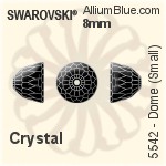 Swarovski Dome (Small) Bead (5542) 8mm - Crystal Effect