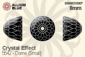 施華洛世奇 Dome (Small) 串珠 (5542) 8mm - 白色（半塗層）
