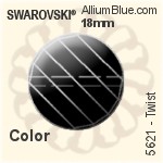 Swarovski Twist Bead (5621) 22mm - Colour (Uncoated)