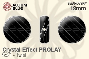 スワロフスキー Twist ビーズ (5621) 18mm - クリスタル エフェクト PROLAY - ウインドウを閉じる
