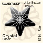 施华洛世奇 Star 串珠 (5714) 8mm - 透明白色