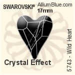 Swarovski Wild Heart Bead (5743) 12mm - Crystal Effect