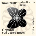 Swarovski Butterfly Bead (5754) 10mm - Clear Crystal