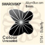 施華洛世奇 Star 串珠 (5714) 12mm - 白色（半塗層）