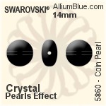 施華洛世奇 梨形 珍珠 (5821) 11x8mm - 水晶珍珠