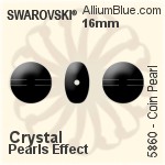 Swarovski Coin Pearl (5860) 10mm - Crystal Pearls Effect