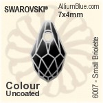 Swarovski Small Briolette Pendant (6007) 9x5mm - Crystal Effect