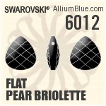 6012 - Flat Pear Briolette