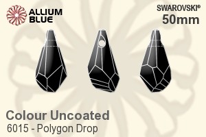 Swarovski Polygon Drop Pendant (6015) 50mm - Colour (Uncoated) - Haga Click en la Imagen para Cerrar