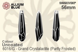 施华洛世奇 Grand Crystalactite (局部磨砂) 吊坠 (6016/G) 56mm - 颜色