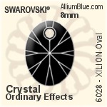 スワロフスキー XILION Heart ペンダント (6228) 10.3x10mm - クリスタル エフェクト