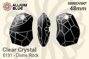 Swarovski Divine Rock Pendant (6191) 48mm - Clear Crystal - Click Image to Close