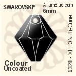 スワロフスキー XILION チャトン (1028) SS24 - カラー（コーティングなし） プラチナフォイル