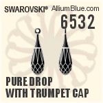 6532 - Pure Drop (Half Hole) With Trumpet Cap