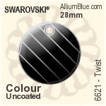 スワロフスキー Twist ペンダント (6621) 28mm - カラー（コーティングなし）