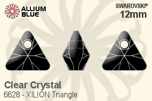 Swarovski XILION Triangle Pendant (6628) 12mm - Clear Crystal