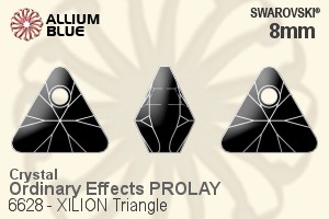 Swarovski XILION Triangle Pendant (6628) 8mm - Crystal Effect PROLAY - Click Image to Close
