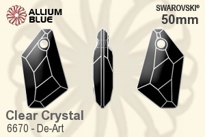 Swarovski De-Art Pendant (6670) 50mm - Clear Crystal - Haga Click en la Imagen para Cerrar