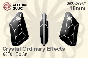 Swarovski De-Art Pendant (6670) 18mm - Crystal Effect
