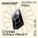 Swarovski De-Art Pendant (6670) 24mm - Crystal Effect PROLAY