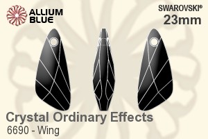 Swarovski Wing Pendant (6690) 23mm - Crystal Effect - Haga Click en la Imagen para Cerrar