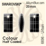 Swarovski Urban Pendant (6696) 20mm - Clear Crystal