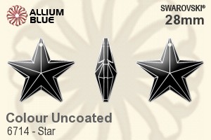 Swarovski Star Pendant (6714) 28mm - Colour (Uncoated)
