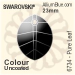 Swarovski Pure Leaf Pendant (6734) 23mm - Color