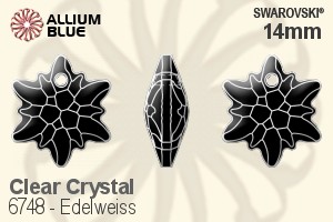 Swarovski Edelweiss Pendant (6748) 14mm - Clear Crystal
