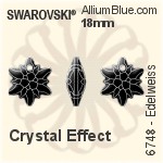 Swarovski Edelweiss Pendant (6748) 18mm - Clear Crystal