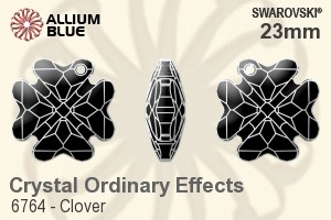 Swarovski Clover Pendant (6764) 23mm - Crystal Effect