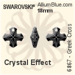 Swarovski Fish Pendant (6727) 18mm - Clear Crystal