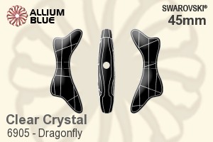 施华洛世奇 Dragonfly 吊坠 (6905) 45mm - Clear Crystal