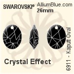 Swarovski Graphic Pendant (6685) 28mm - Crystal Effect