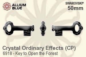 スワロフスキー Key to Open the Forest ペンダント (6918) 50mm - クリスタル エフェクト
