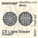 Swarovski Pavé Ball (86001) 4mm - Dark Lila / Amethyst