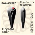 施華洛世奇 STRASS Glow (8950/3031) 76x31mm - Clear Crystal