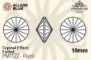 PREMIUM CRYSTAL Rivoli 10mm Crystal Moonlight F