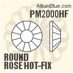 PM2000HF - Round Rose Hot-Fix
