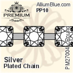 PREMIUM Round Cupchain (PM27004) PP10 - Silver Plated Chain