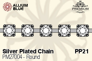PREMIUM CRYSTAL Round Cupchain SVR PP21 Crystal Metallic Blue