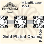 プレミアム ラウンド Cupchain (PM27004) PP24 - ゴールド メッキ Chain