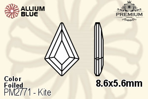 PREMIUM Kite Flat Back (PM2771) 8.6x5.6mm - Color With Foiling