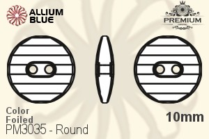 PREMIUM Round Sew-on Stone (PM3035) 10mm - Color With Foiling - Haga Click en la Imagen para Cerrar