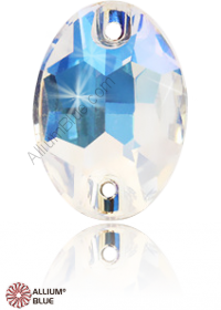 PREMIUM CRYSTAL Oval Sew-on Stone 16x11mm Crystal Moonlight F