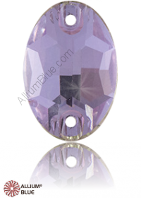 PREMIUM CRYSTAL Oval Sew-on Stone 18x13mm Crystal Vitrail Light F